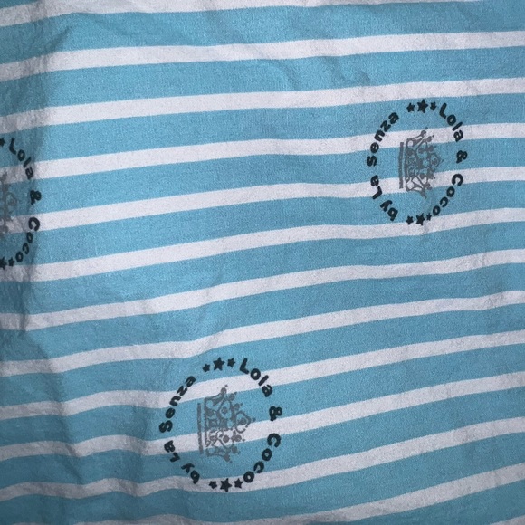 La senza Lola & coco Capri lounge Pj pants striped blue white pyjamas rare y2k - Picture 3 of 3